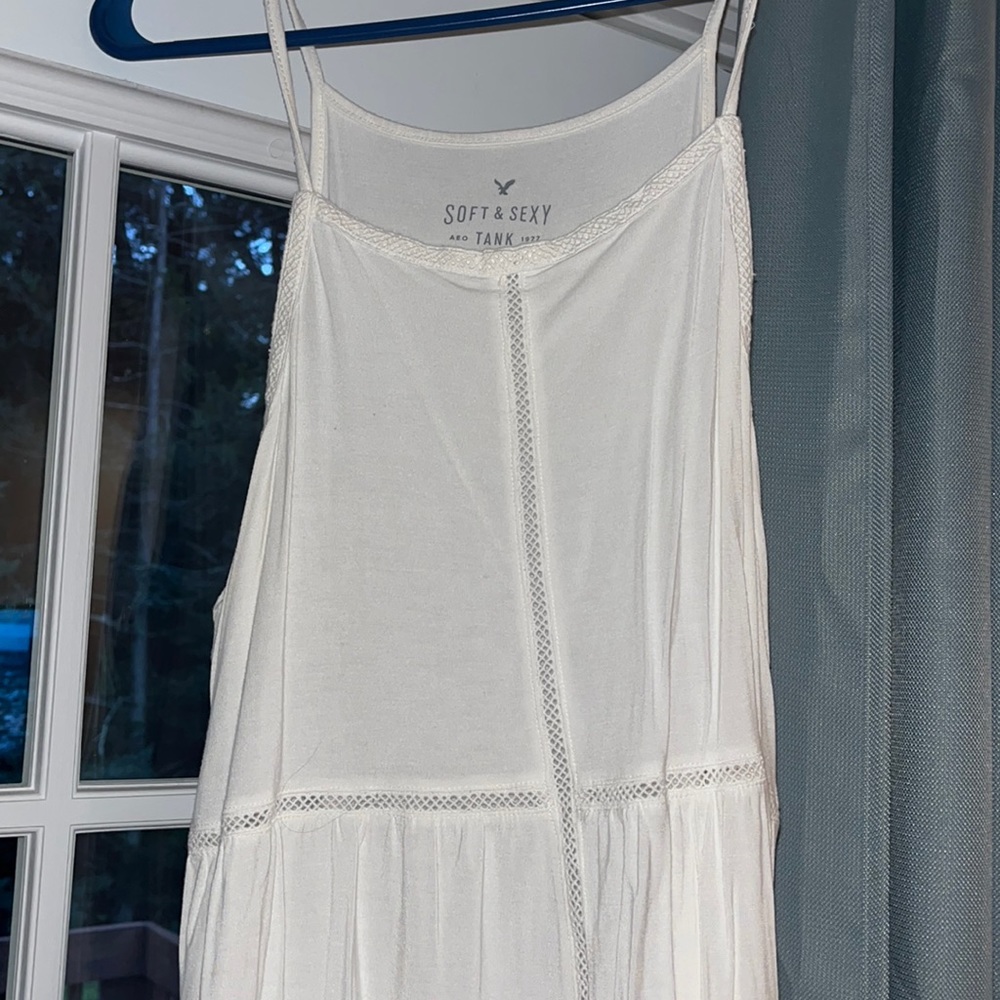 Soft and Sexy American Eagle Lace Lined Tank Top
